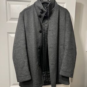 Hugo Boss - Mens Grey Peacoat size 44R